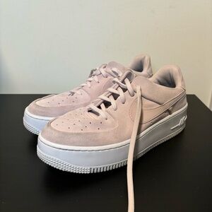Pink Nike Air Force 1 Sage Low Sneakers